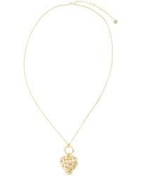 Self-Portrait - Heart-Charm Necklace - Lyst
