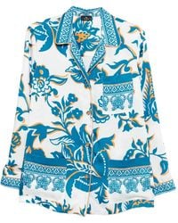 Etro - Hemd Mit Blumen-Print - Lyst