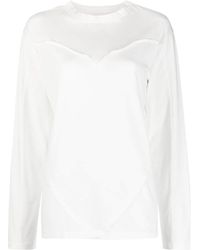 GIMAGUAS - Heart Exposed-seam Cotton T-shirt - Lyst