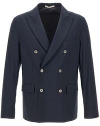 Paolo Pecora - Double-Breasted Blazer - Lyst