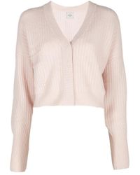LeKasha - Cardigan Monaco En Maille Côtelée À Col V - Lyst