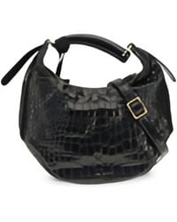 VISONA - Bengala Croc-Effect Leather Shoulder Bag - Lyst