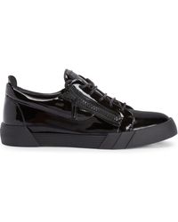 Giuseppe Zanotti - Birel Patent Leather Sneakers - Lyst