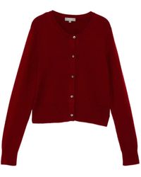 N.Peal Cashmere - Chunky-Knit Cropped Cardigan - Lyst