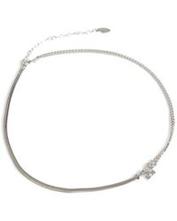 Off-White c/o Virgil Abloh - Double Arrow Necklace - Lyst
