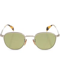 David Beckham - Geometric-Frame Engraved Sunglasses - Lyst
