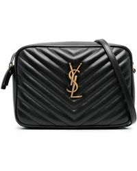 Saint Laurent - Lou Quilted Leather Cross-body Bag - Lyst