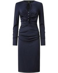 Pinko - Robe Mi-Longue À Design Froncé - Lyst