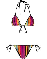 Missoni - Zig-zag Triangle Bikini - Lyst