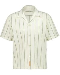 Bode - Camicia Celery A Righe - Lyst