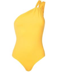 Clube Bossa Asymmetrischer Badeanzug - Gelb
