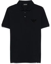 Emporio Armani - Polo con emblema de águila - Lyst