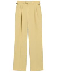 Ami Paris - Side-Straps Wool Trousers - Lyst