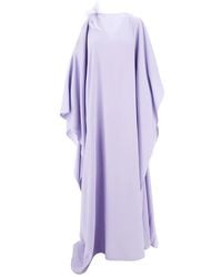 ‎Taller Marmo - Sza Sza Feather-Detail Maxi Dress - Lyst