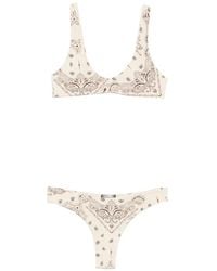 VENUJA - Paisley-Print Crystal-Embellished Bikini - Lyst