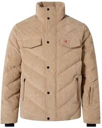 Perfect Moment - Chevron Quilted Down Jacket - Lyst
