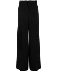 Moschino - High-Waist Wide-Leg Trousers - Lyst