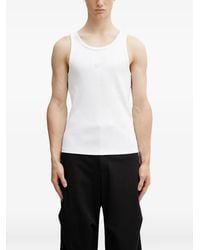 Filling Pieces - Ribbed-Knit Logo-Embroidered Vest - Lyst