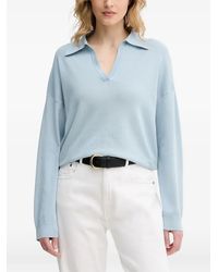 Benetton - V-Neck Polo-Collar Sweater - Lyst