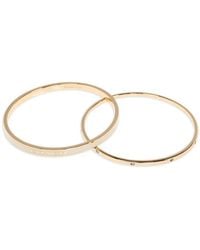 COACH - Crystal-Embellished Bracelets (Set Of Two) - Lyst