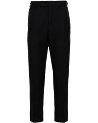 PT Torino - Tapered Virgin Wool Trousers - Lyst