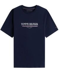 Tommy Hilfiger - Logo-Print Cotton T-Shirt - Lyst