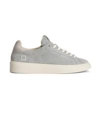 Date - Levante Lace-Up Suede Sneakers - Lyst