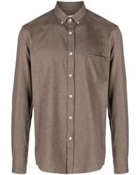 Sunspel - Flannel Cotton Shirt - Lyst