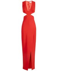 Elisabetta Franchi - Cut-Outs Chain-Detail Maxi Dress - Lyst