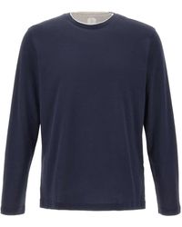 Eleventy - Long-Sleeve Crew-Neck Sweater - Lyst