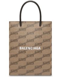 Balenciaga - Bb Monogram-print Canvas Tote Bag - Lyst