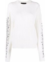 Philipp Plein - Sequin Skull Pullover Jumper - Lyst