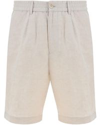 Brunello Cucinelli - リネン バミューダショーツ - Lyst