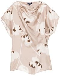 Soeur - Fedora Floral Draped Blouse - Lyst