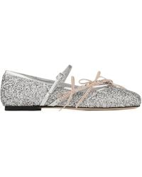 Jimmy Choo - Ballerinas Mit Eckiger Kappe - Lyst