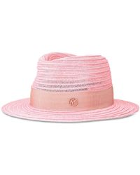 Maison Michel - André Straw Fedora Hat - Lyst