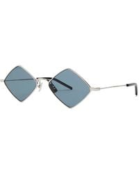 Saint Laurent - Lisa Geometric-Frame Sunglasses - Lyst