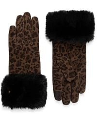 Kurt Geiger - Gants À Imprimé Léopard - Lyst