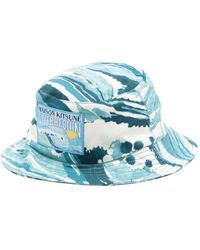 Maison Kitsuné - X Vilebrequin Tie-dye Bucket Hat - Lyst