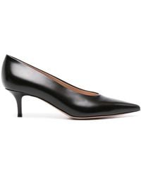 Gianvito Rossi - Robbie 55mm Leather Pumps - Lyst