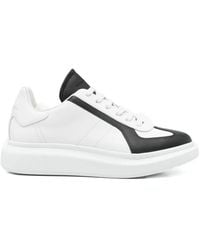 McQueen - Contrast-Panel Sneakers - Lyst