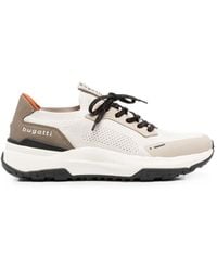 Bugatti - Logo-Print Panelled Sneakers - Lyst