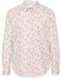 Paul Smith - Floral-Print Organic Cotton Shirt - Lyst