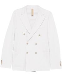 Eleventy - Double-Breasted Pinstripe Jacket - Lyst