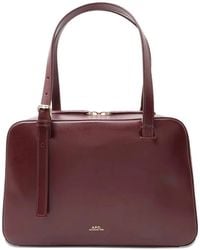 A.P.C. - Virginie Box Shoulder Bag - Lyst