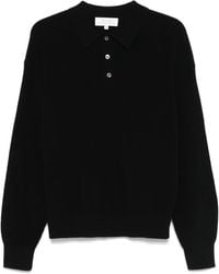 Studio Nicholson - Ribbed-Knit Polo Shirt - Lyst