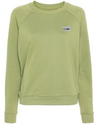 Patagonia - Bio-Baumwoll-Sweatshirt mit Logo-Patch - Lyst