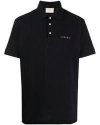 Buscemi - Logo-Plaque Cotton Polo Shirt - Lyst
