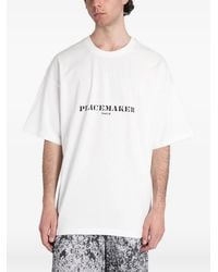 Peacemaker Oamc - Logo-Print T-Shirt - Lyst