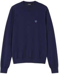 Versace - Wool-Blend Knit Sweater - Lyst